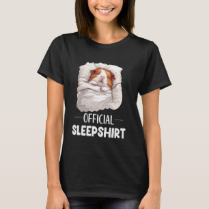 Official Sleepshirt Sleeping Guinea Pig Animal Lov T-Shirt