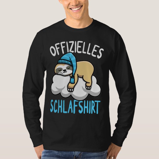 Official Sloth Sleep T-Shirt (Front)