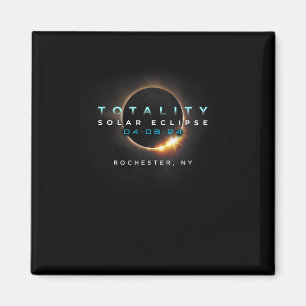 Official Solar Eclipse 2024 Rochester Magnet