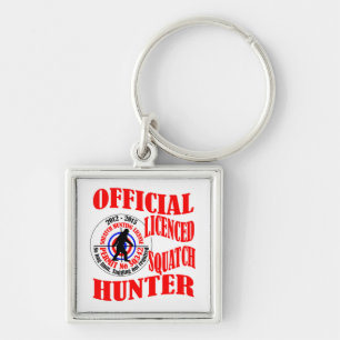 Official squatch hunter key ring
