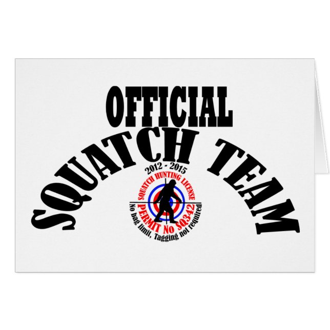 official squatch team (Front Horizontal)