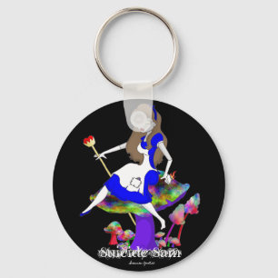Official Suicide Sam Merch Art by Shannon Justice Key Ring