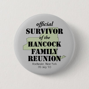 Official Survivor (green) 6 Cm Round Badge