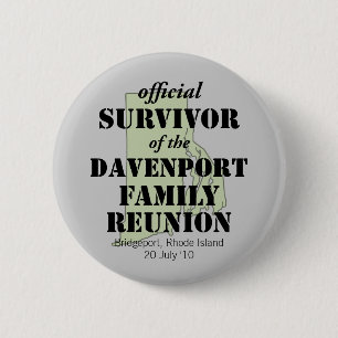 Official Survivor (green) 6 Cm Round Badge