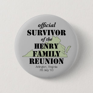 Official Survivor (green) 6 Cm Round Badge