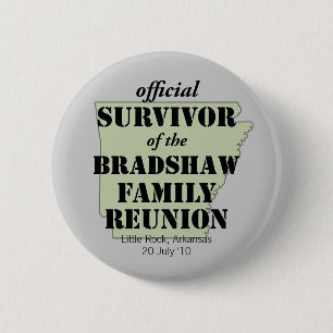 Official Survivor of Family Reunion (green) 6 Cm Round Badge