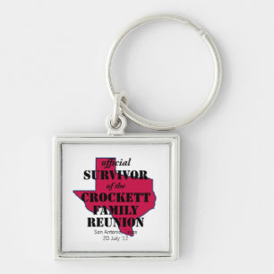 Official Survivor of Texas Family Reunion (red) Key Ring