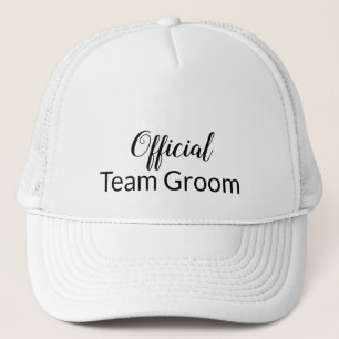 Official Team Groom Wedding Cap