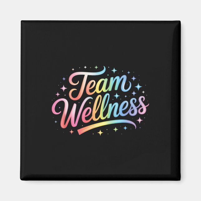 Official Team Wellness Workout Therapy Yoga Ot Cre Magnet (Front)