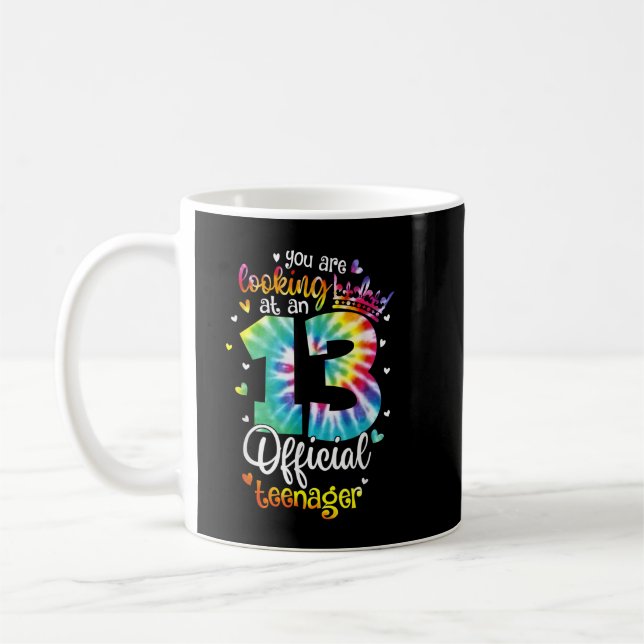 Official Teenager 13 Year Old Gifts 13th Birthday  Coffee Mug (Left)