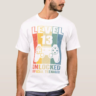 Official Teenager 13Th Birthday Gift Level 13 Unlo T-Shirt