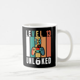Official Teenager Level 13 Unlocked Birthday Coffee Mug