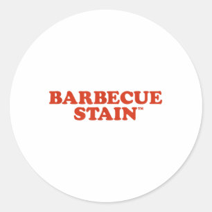 Official Tim Mcgraw Barbecue Stain _1 Classic Round Sticker