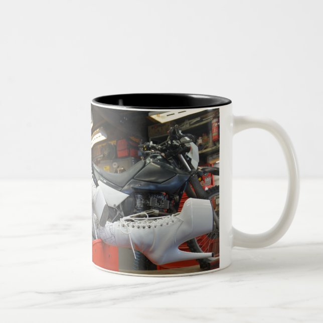 Official Tool Girl Holley - Andy Mechanic mug! Two-Tone Coffee Mug (Right)