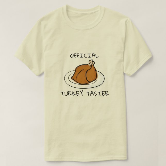 Official Turkey Taster T-Shirt (Design Front)