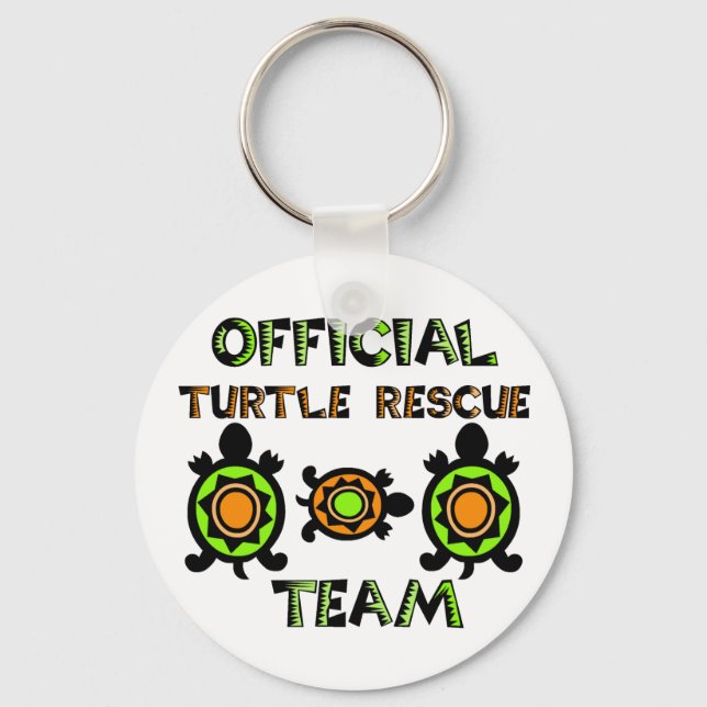 Official Turtle Rescue Team 1 Key Ring (Front)