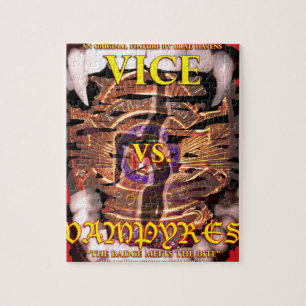 Official Vice vs. Vampyres Poster on a Jigsaw Puzzle