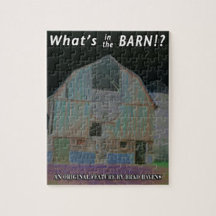 Official What's in the Barn!? Poster on a Jigsaw Puzzle