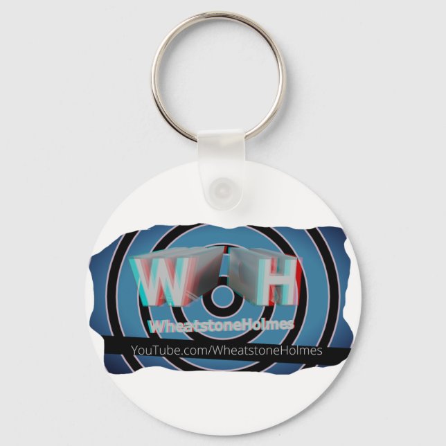 Official WheatstoneHolmes YouTube stereoscopic 3D  Key Ring (Front)