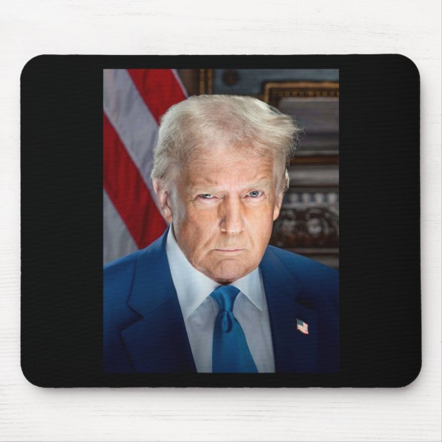 Official White House Portrait Donald J Trump 2025  Mouse Pad (Front)