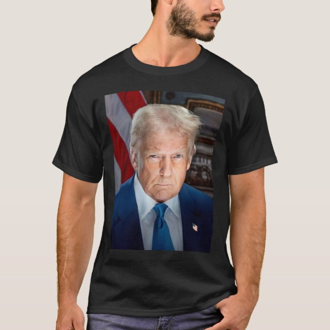 Official White House Portrait Donald J Trump 2025  T-Shirt (Front)