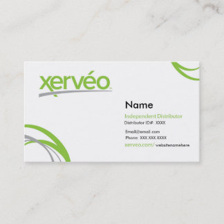 Official Xerveo Business Cards