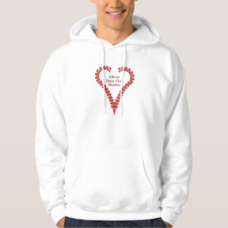 Official Zipper Club Member Hoodie Heart Art