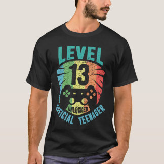 Officialeenager 13th Birthday Level 13 Unlocked bo T-Shirt