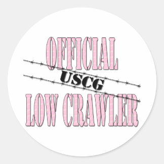 officiallowcrawleruscg2 classic round sticker