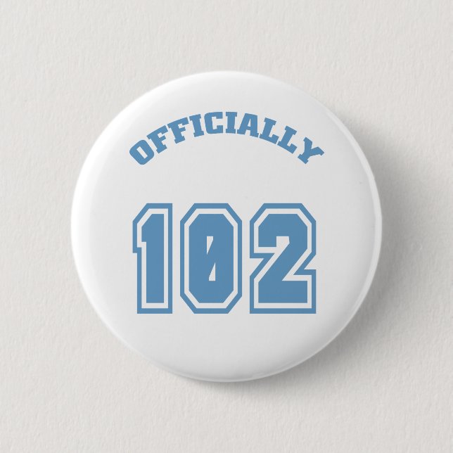 Officially 102 6 cm round badge (Front)