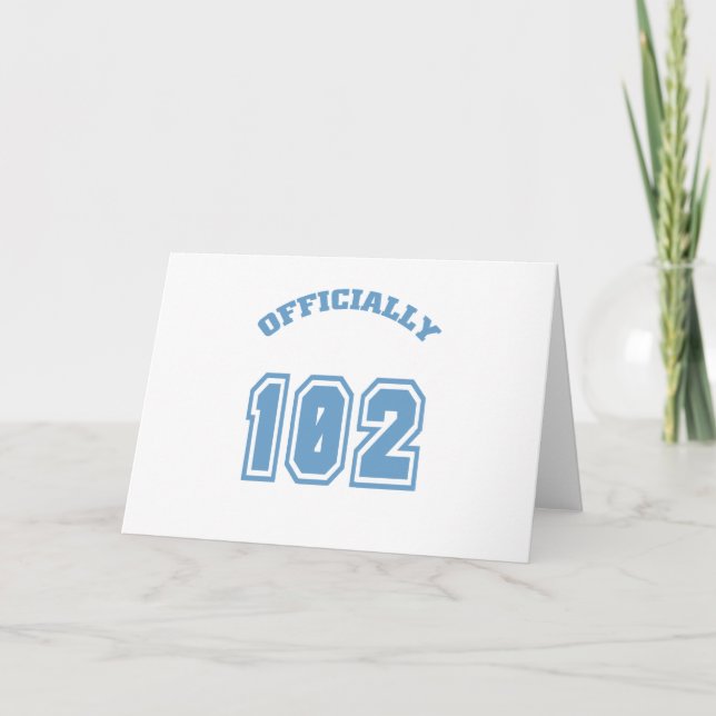 Officially 102 card (Front)