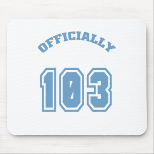Officially 103 mouse pad