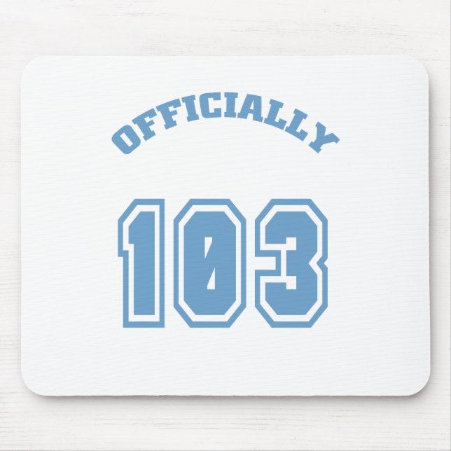 Officially 103 mouse pad (Front)
