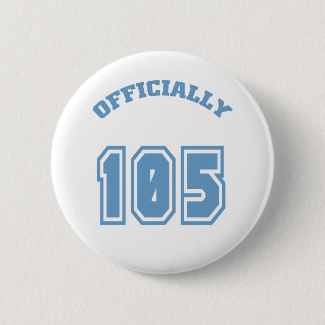 Officially 105 6 cm round badge (Front)