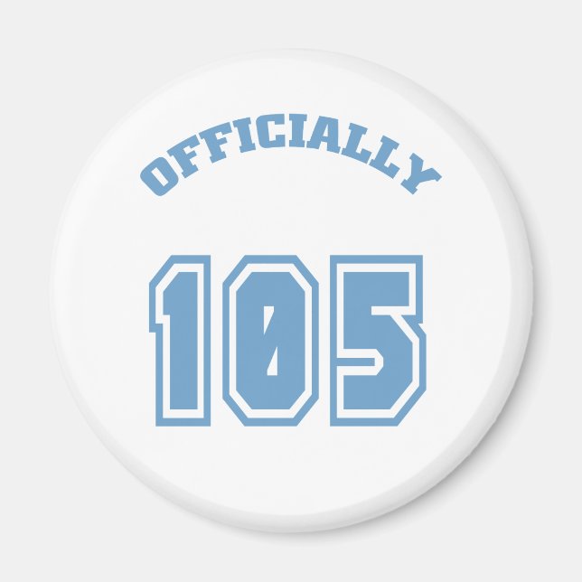 Officially 105 magnet (Front)