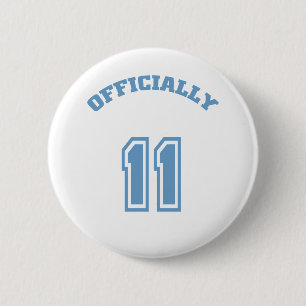 Officially 11 6 cm round badge