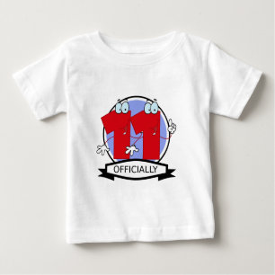 Officially 11 Birthday Banner Baby T-Shirt