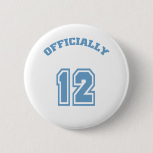 Officially 12 6 cm round badge