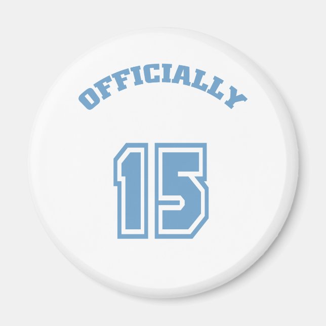 Officially 15 magnet (Front)