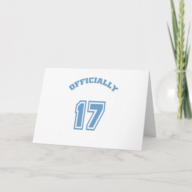 Officially 17 card (Front)