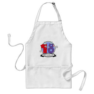 Officially 18 Birthday Banner Standard Apron