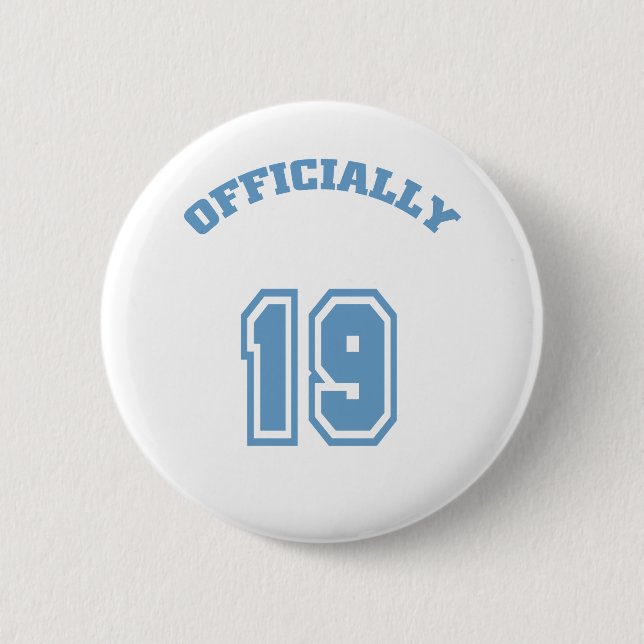 Officially 19 6 cm round badge (Front)
