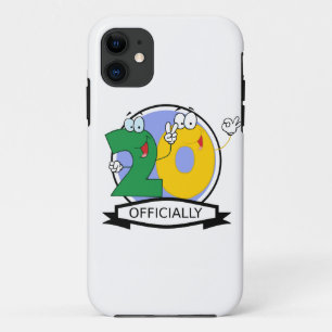 Officially 20 Birthday Banner iPhone 11 Case
