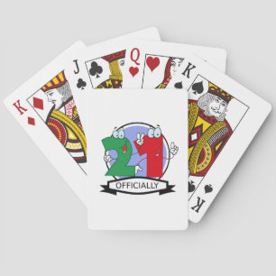 Officially 21 Birthday Logo Playing Cards