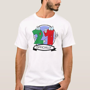 Officially 21 Birthday Logo T-Shirt