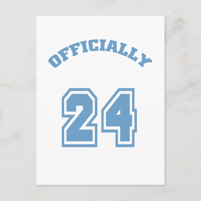 Officially 24 postcard (Front)