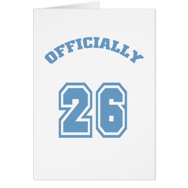 Officially 26 (Front)