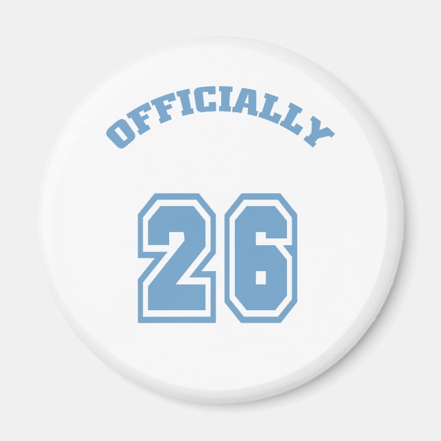 Officially 26 magnet (Front)