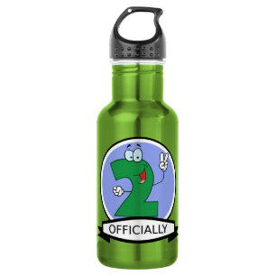Officially 2 Birthday Banner 532 Ml Water Bottle