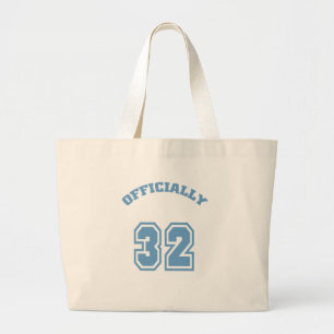 Officially 32 large tote bag